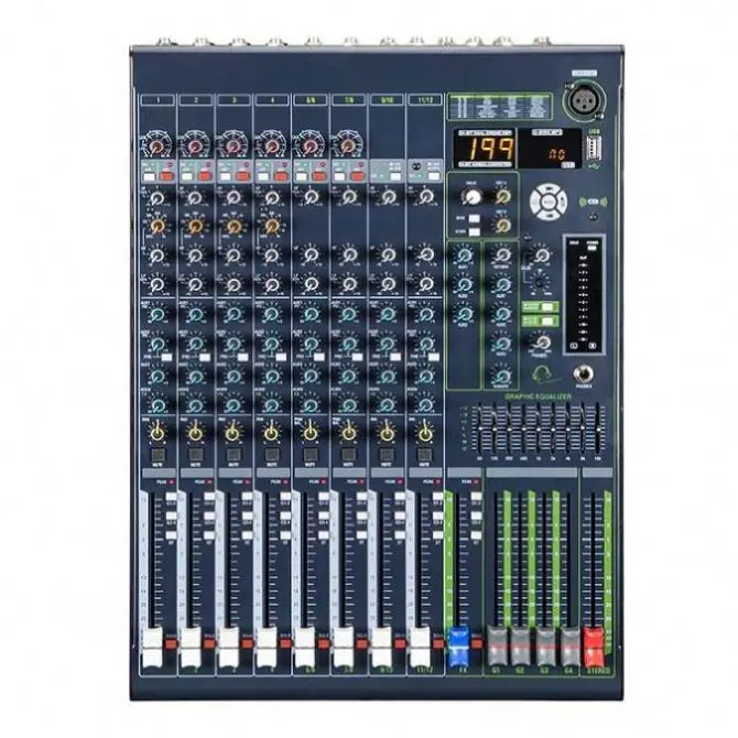 live sound studio recording professional 12  channel usb digital pro audio mixer console