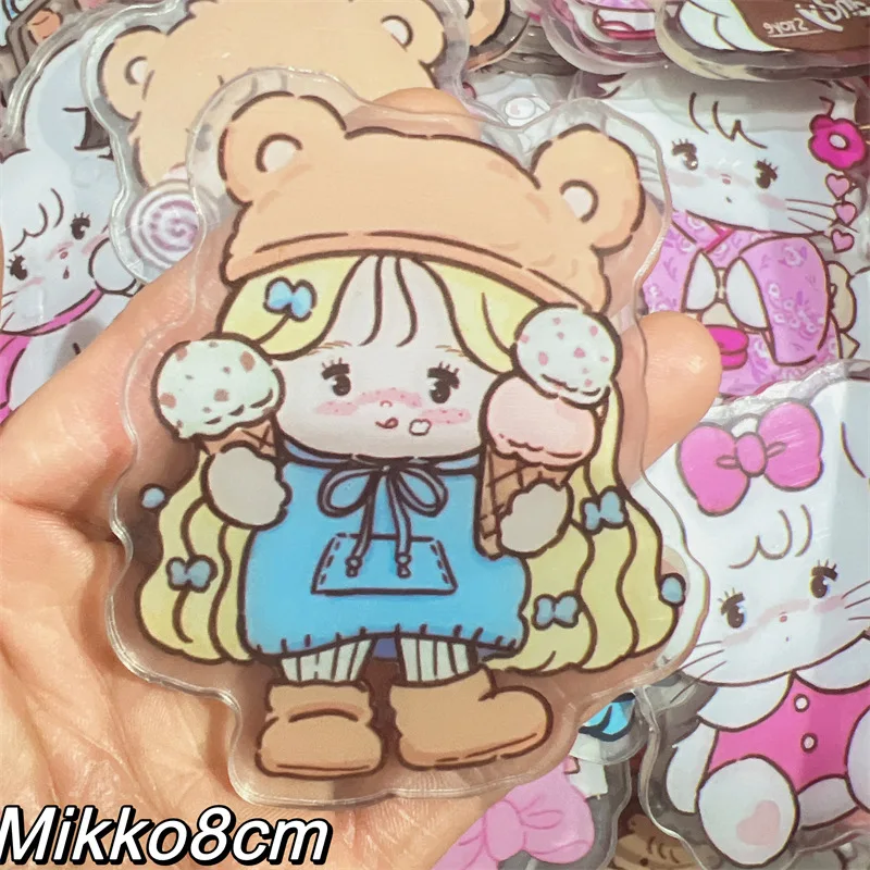 6cm 8cm Collection Acrylic Charms Large Cartoon Anime Decor Charm for DIY