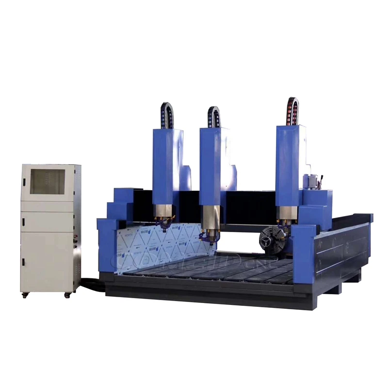 Water Cooling Spindle Marble Working cnc router