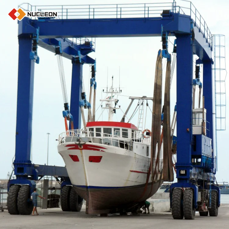 500 ton Yacht Handling Machine Boat Lifting Gantry Crane for Sale