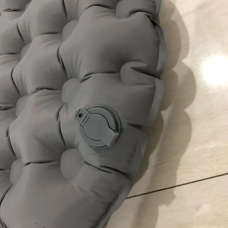 Outdoor sleeping air camping mattress waterproof inflatable lightweight folding sleeping pad for travel