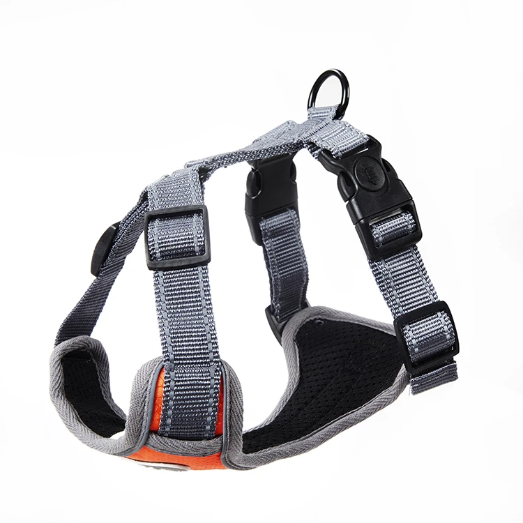 Multifunctional Dogs Backpack Tactic Training Seat Belt Luxury Leash Set Simple Chest Adjustable Go Out And Walk Dog Pet Harness