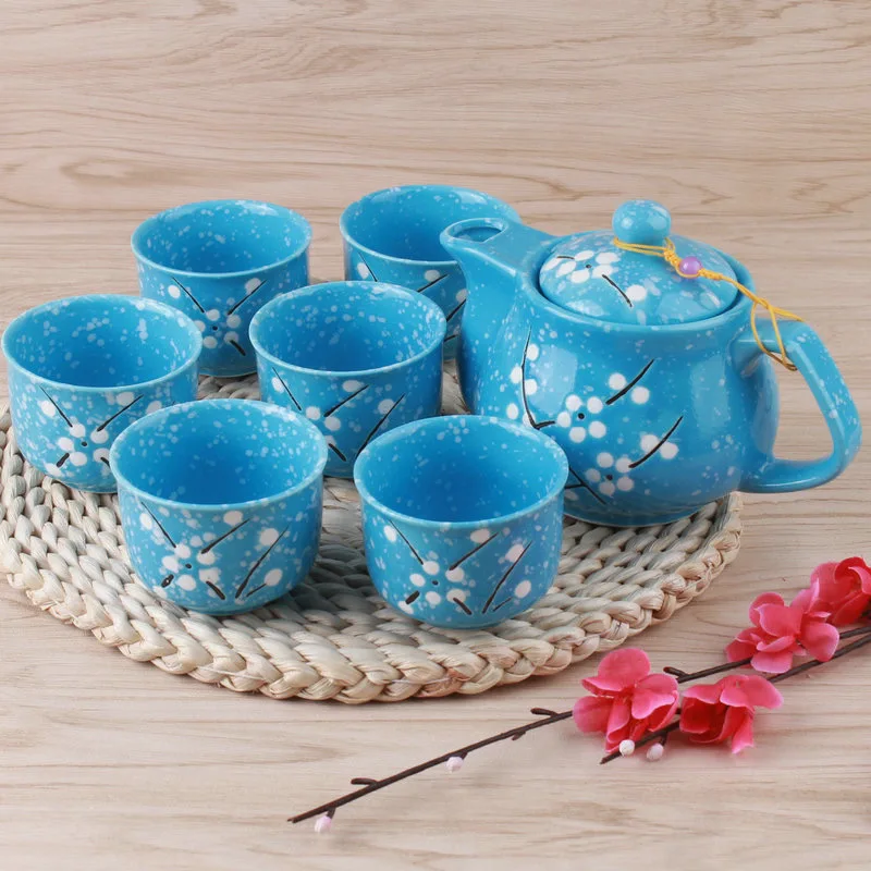 2024 Sake Set Porcelain Pottery Traditional Gift Box Ceramic Wine Glass Japanese Sake Set