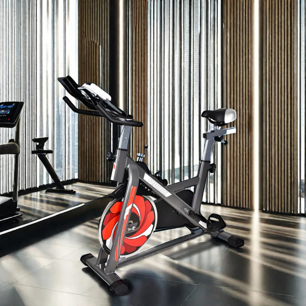 New Updated Commercial Spin Bike Magnetic Max Loading to 100kgs Power Coating Professional Spinning Bike