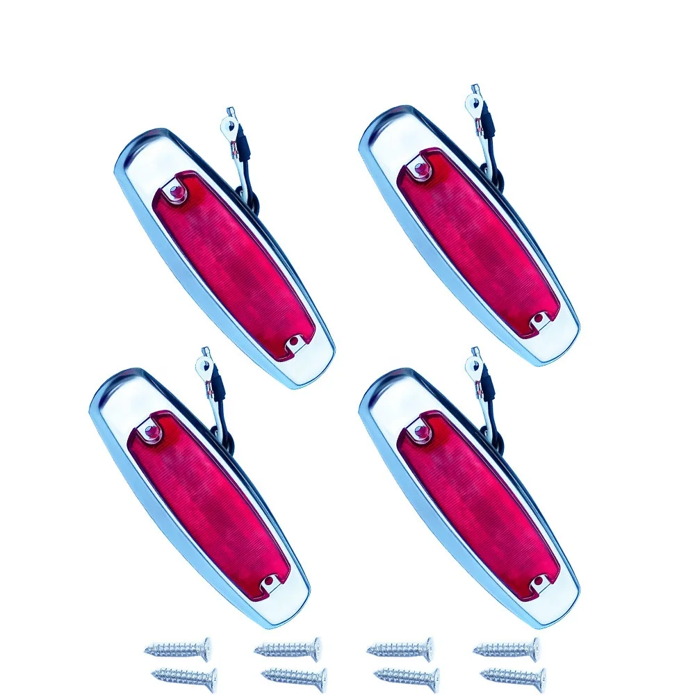 Truck marker light  12 led red trailer marker