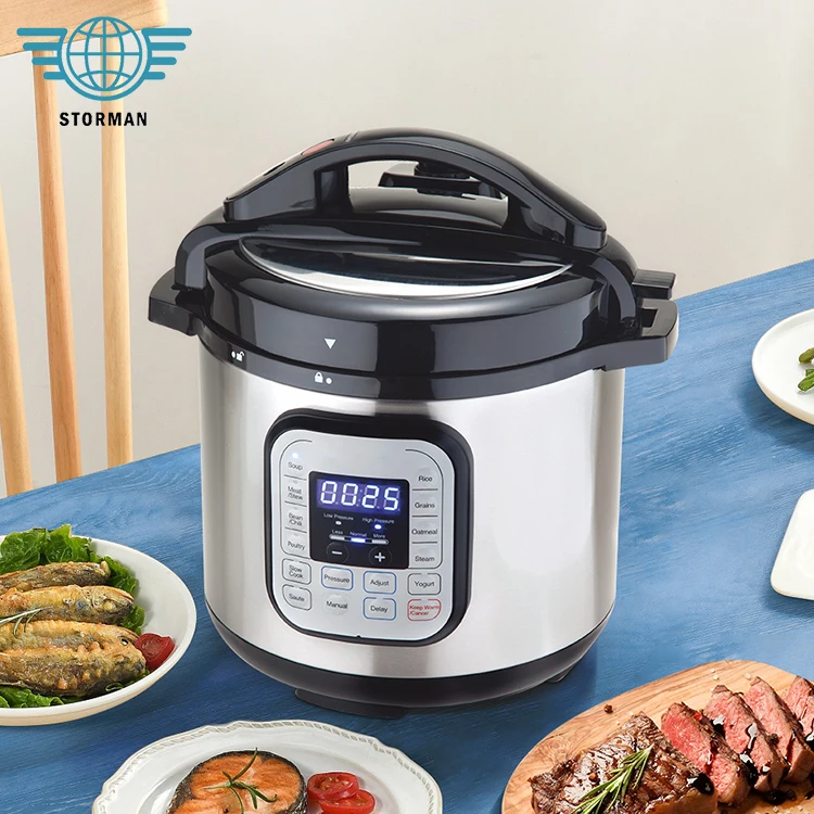 Premium Quality 1000W 6L Healthy Cooking Kitchen Appliance Electric High Pressure Cooker