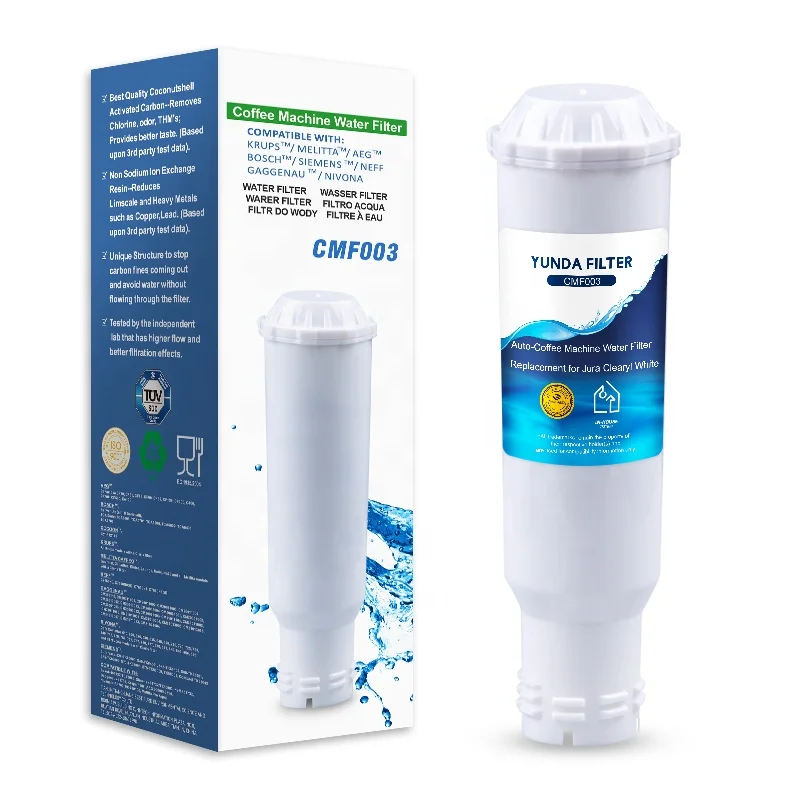 Factory price activated carbon Clari s F088 Melitt a Pro Aqua Nivona coffee machine water filter replacement