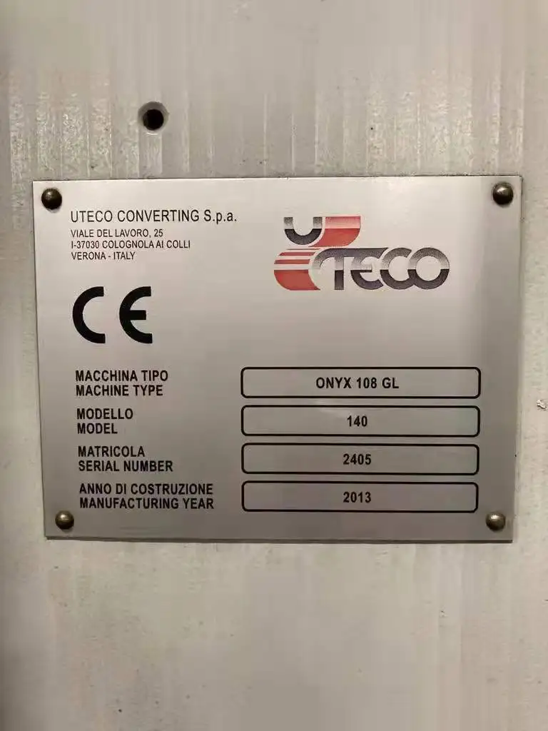 Флексографская печатная машина марки UTECO 1400 мм 6 цветов