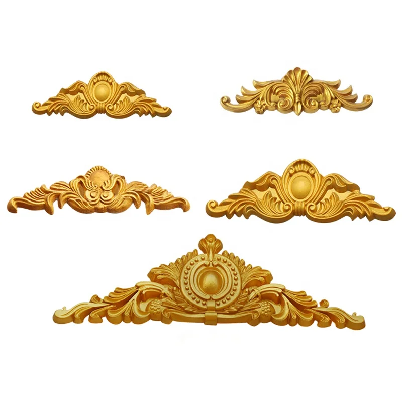 Various European Style Exterior Wall Relief Decoration Mold Cast in Place Exterior Moldings Villa Cement Pediment Mold