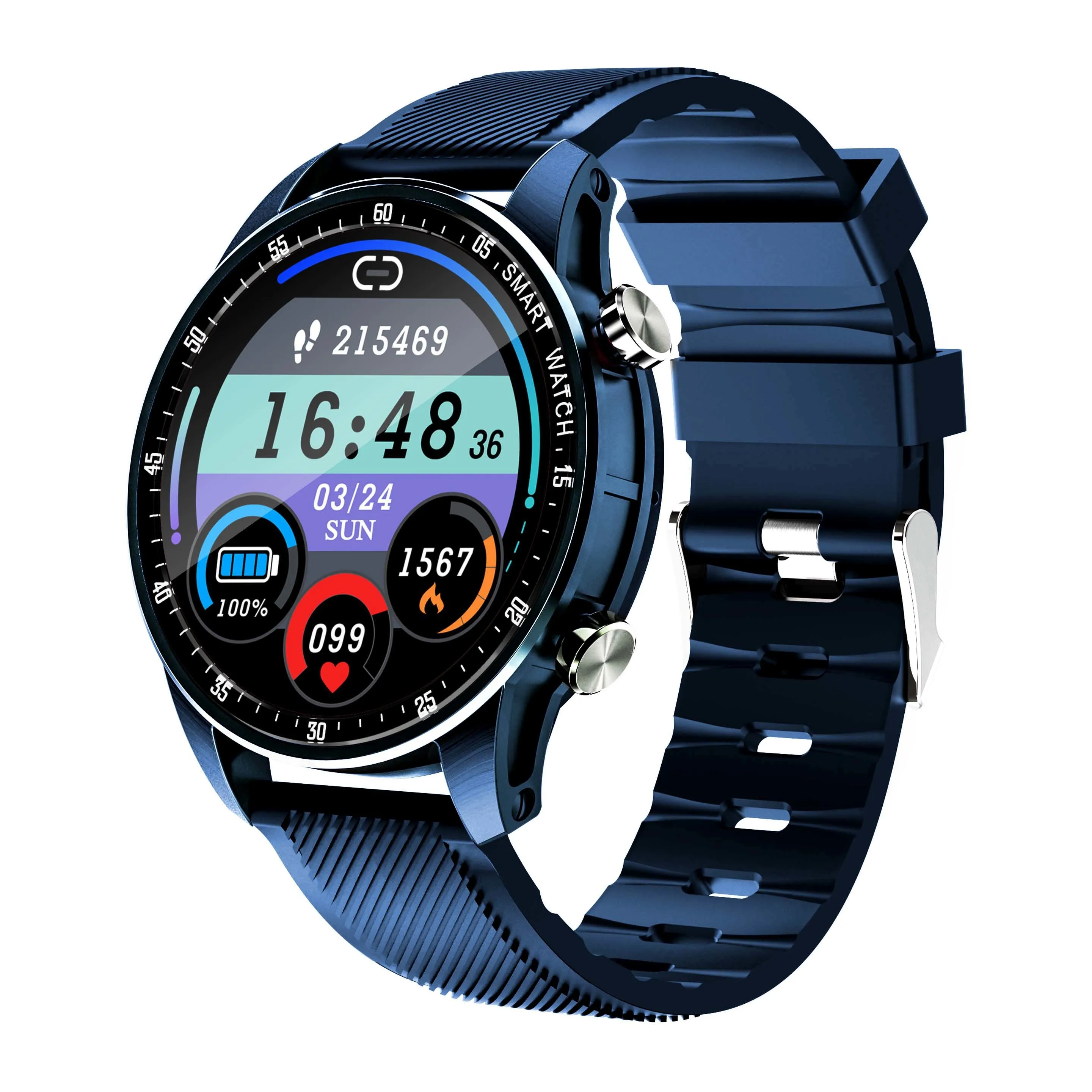 Smart Watch Fitness Watches Heart Rate Monitor Blood Pressure Blood Oxygen Measurement for IOS Android phone