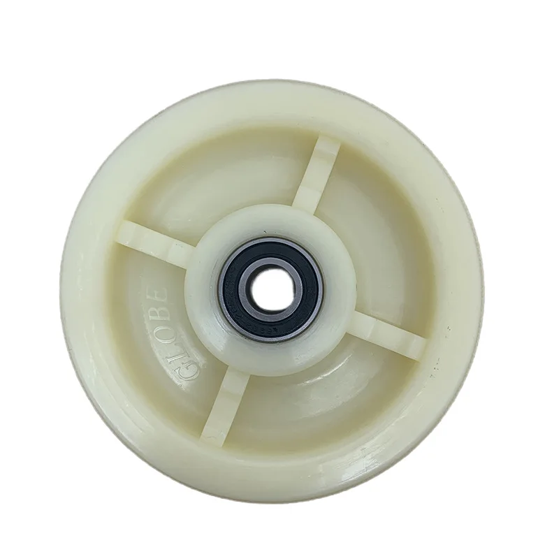 High Standard  Universal Wheels Omni-directional Castor Wheel Rubber Quiet Casters with Brakes for Removal Van Guided Vehicle