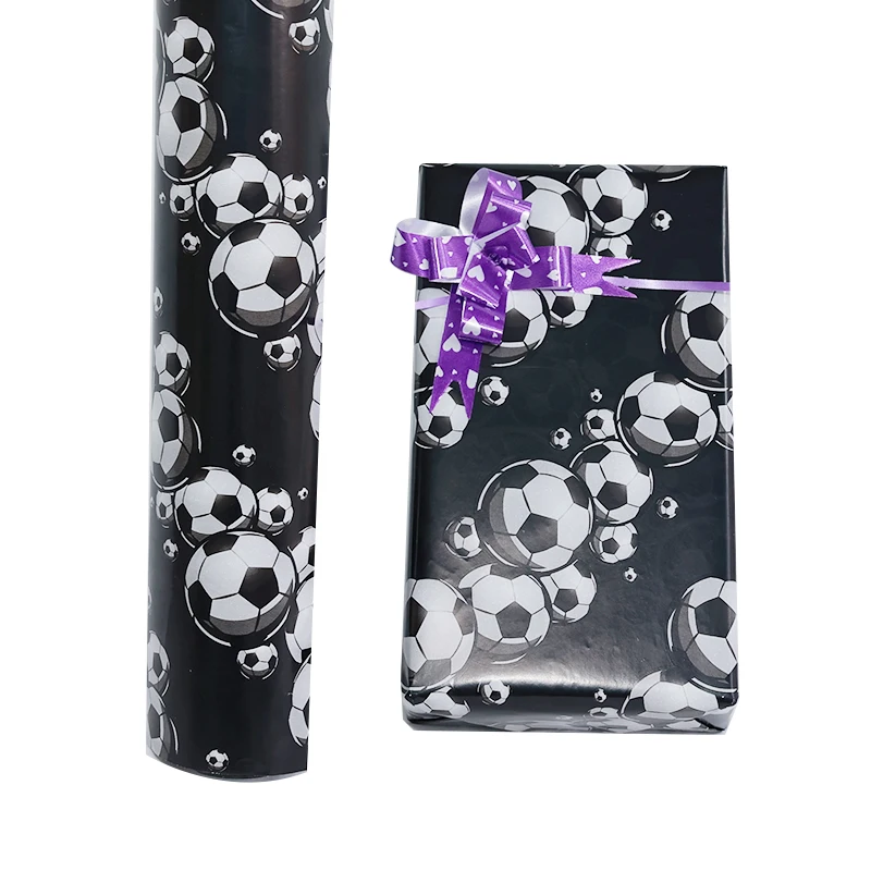 Factory Price Black Gift Wrapping Paper 10ft Popular Printer Paper Roll