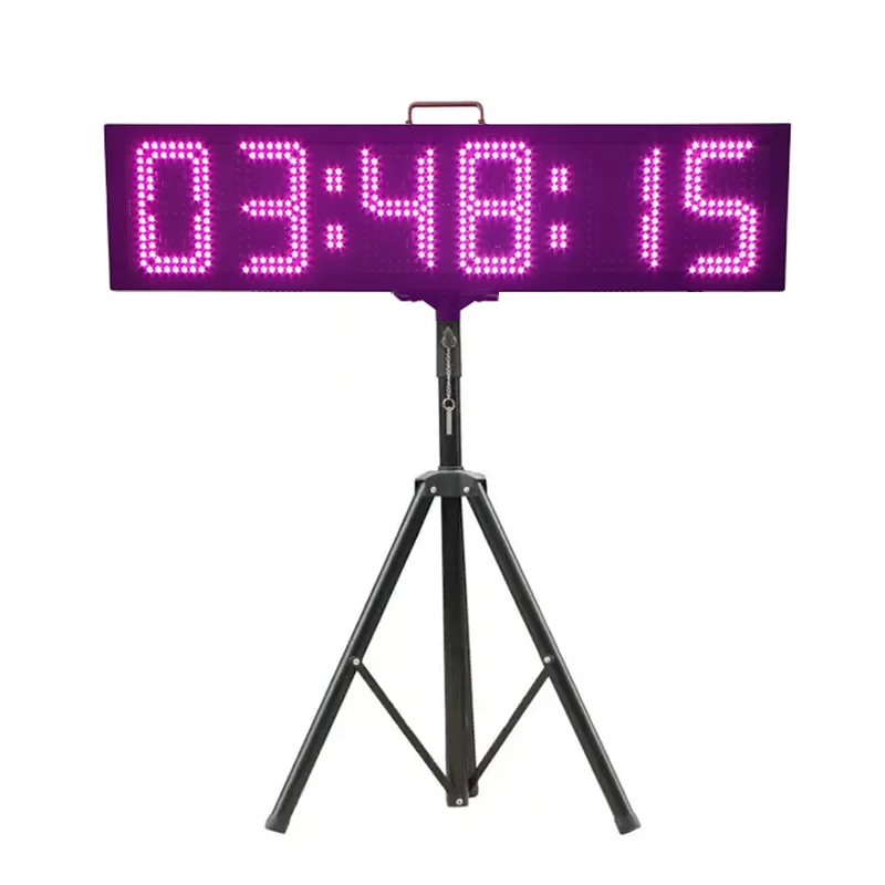 Jhering 8 Inch LED RGB digital Stopwatches LED display Racing Timing Clock Marathon Timer