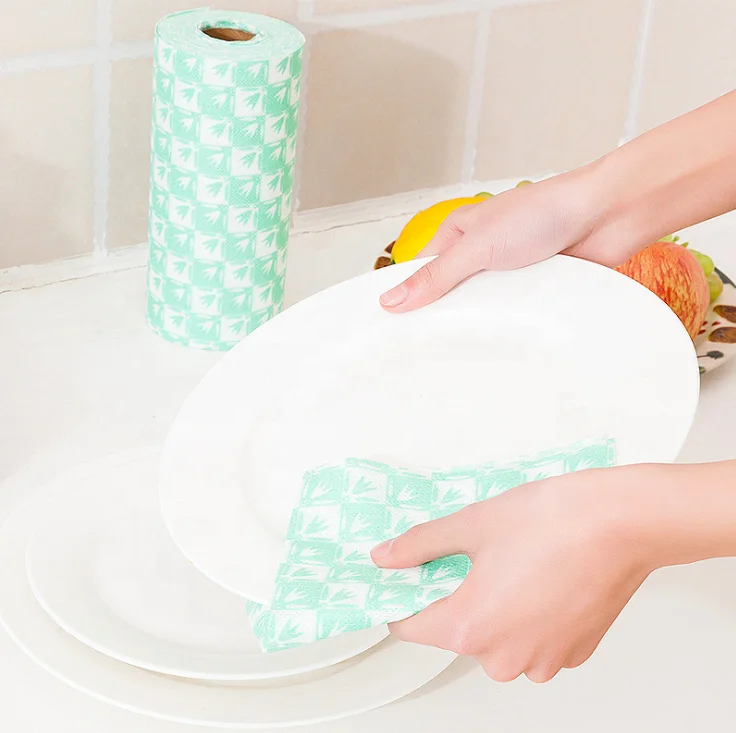 
Microfiber Cleaning Dish Cloth Rags Bamboo Cotton Kitchen Towels 