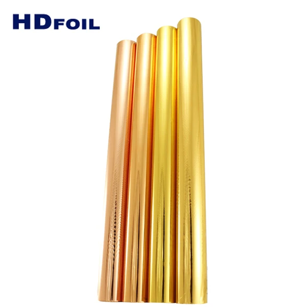 Factory Direct Price Low MOQ Gold and Sliver Washable Resistance Textile Fabric Cloth Curtain Hot Stamping Foil