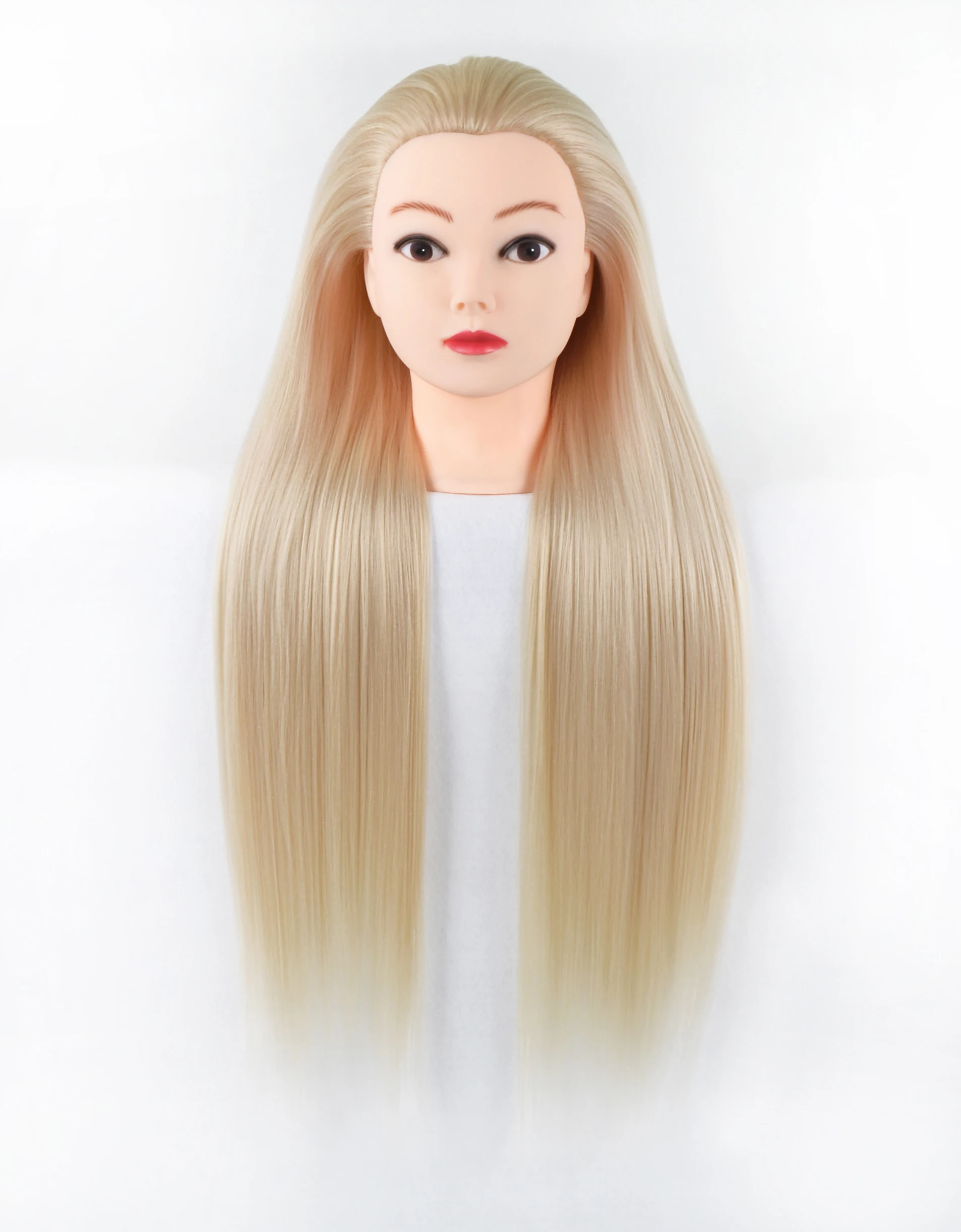 High Quality Real Raw Hair Mannequin Head Hairdresser Training American African Salon Manikin Cosmetology Doll Head