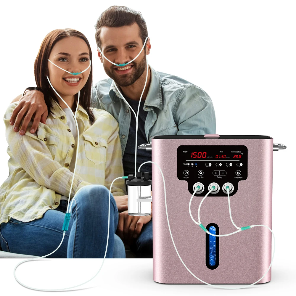 Medical Use Pure Water Electrolysis 3000ml Hydrogen Machine Hydrogen Oxygen Generator For Breathing