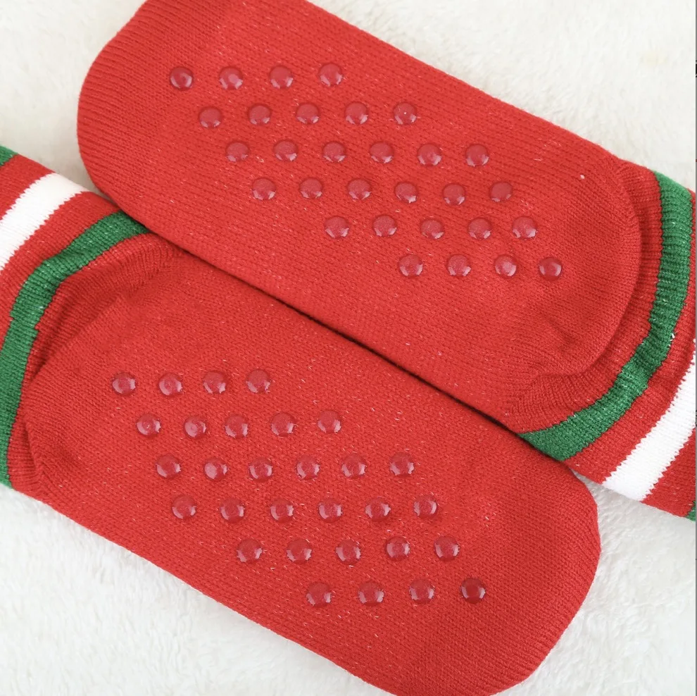 High Quality Wholesale Christmas Cartoon Floor Socks Lamb Velvet Socks Slippers Socks