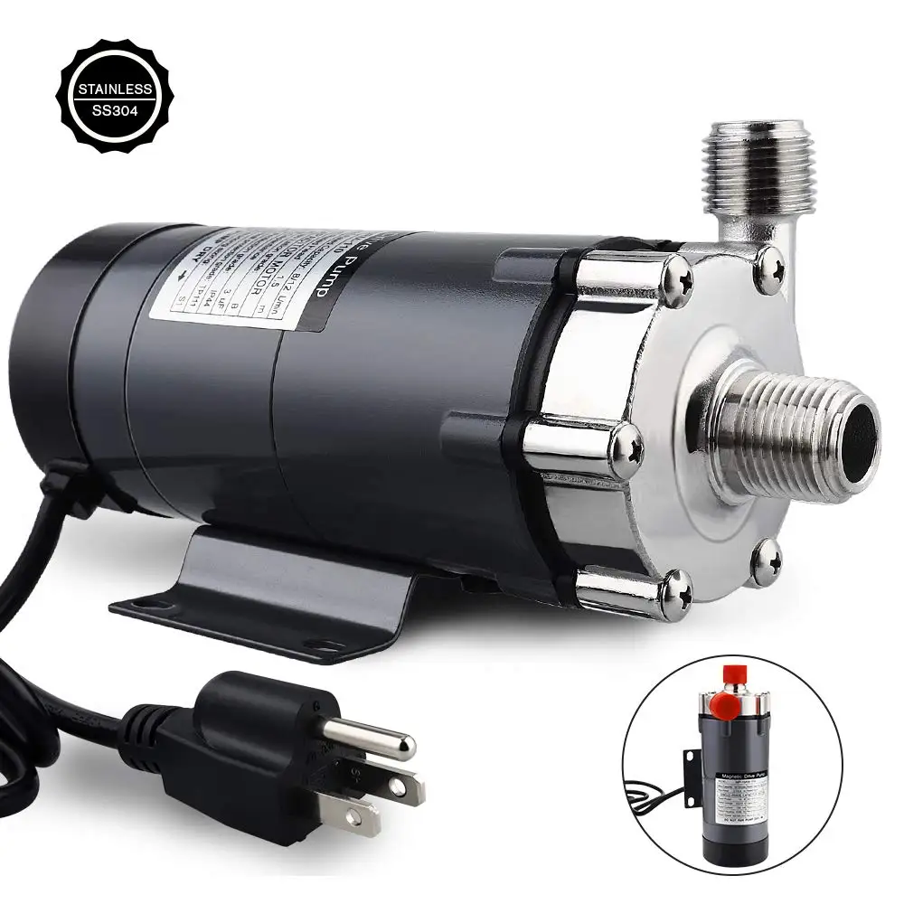  Насос из нержавеющей стали 15R 220 V 1/2 NPT для домашнего пивоварения электромагнитный привод пива