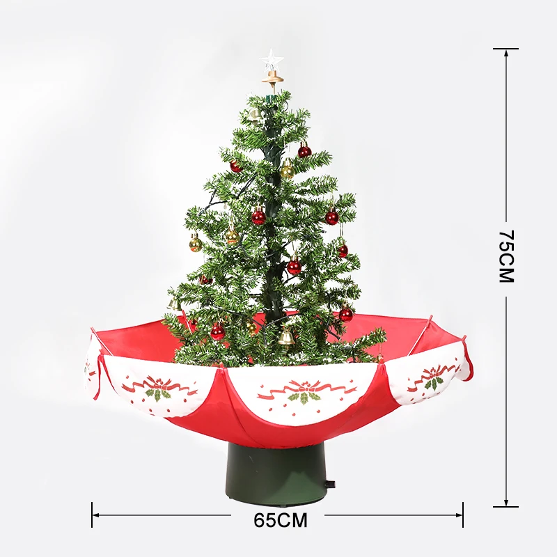 Arbre de noel high quality Decorated  Led Lighted snowing musical Christmas tree