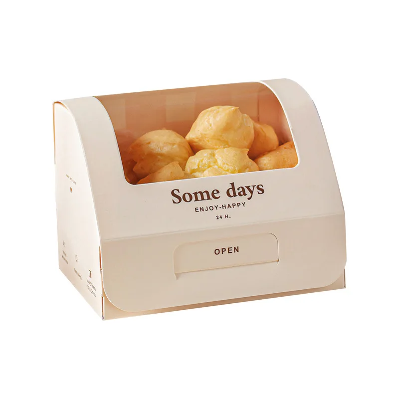 Оптовая продажа перерабатываемая круглая квадратная картонная коробка для выпечки