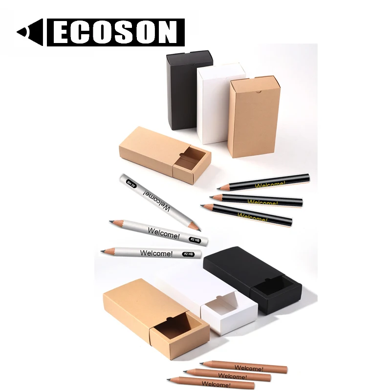 Customized Stationery 60pcs 12pcs Natural Wooden Colored Pencils Set Wooden Pencils with Wooden Box for Artist