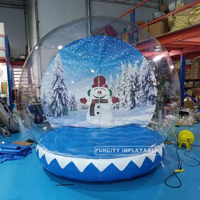 Inflatable Human Size Snow Globe Giant Inflatable Snow Globe for Christmas