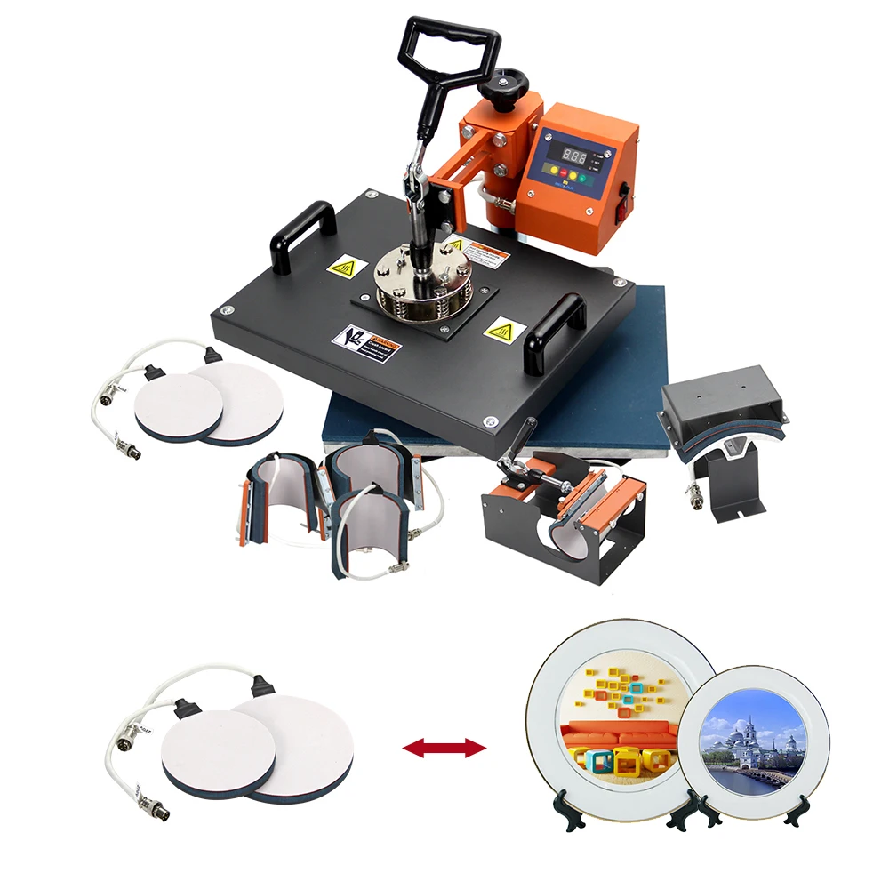 8 in 1 Heat Press Machine (29x38cm ) T-Shirt Printing Machine 8 1 Sublimation Machine