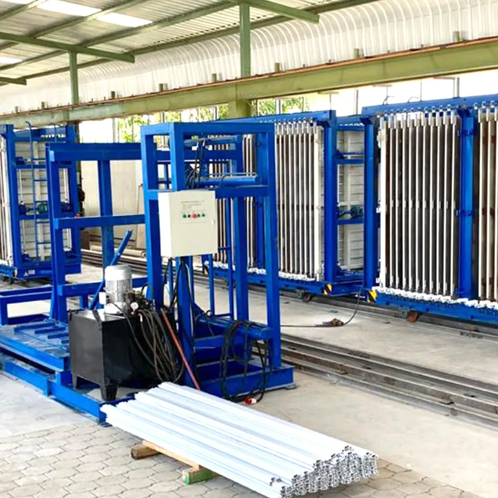 
vertical mold car wall panel production line 