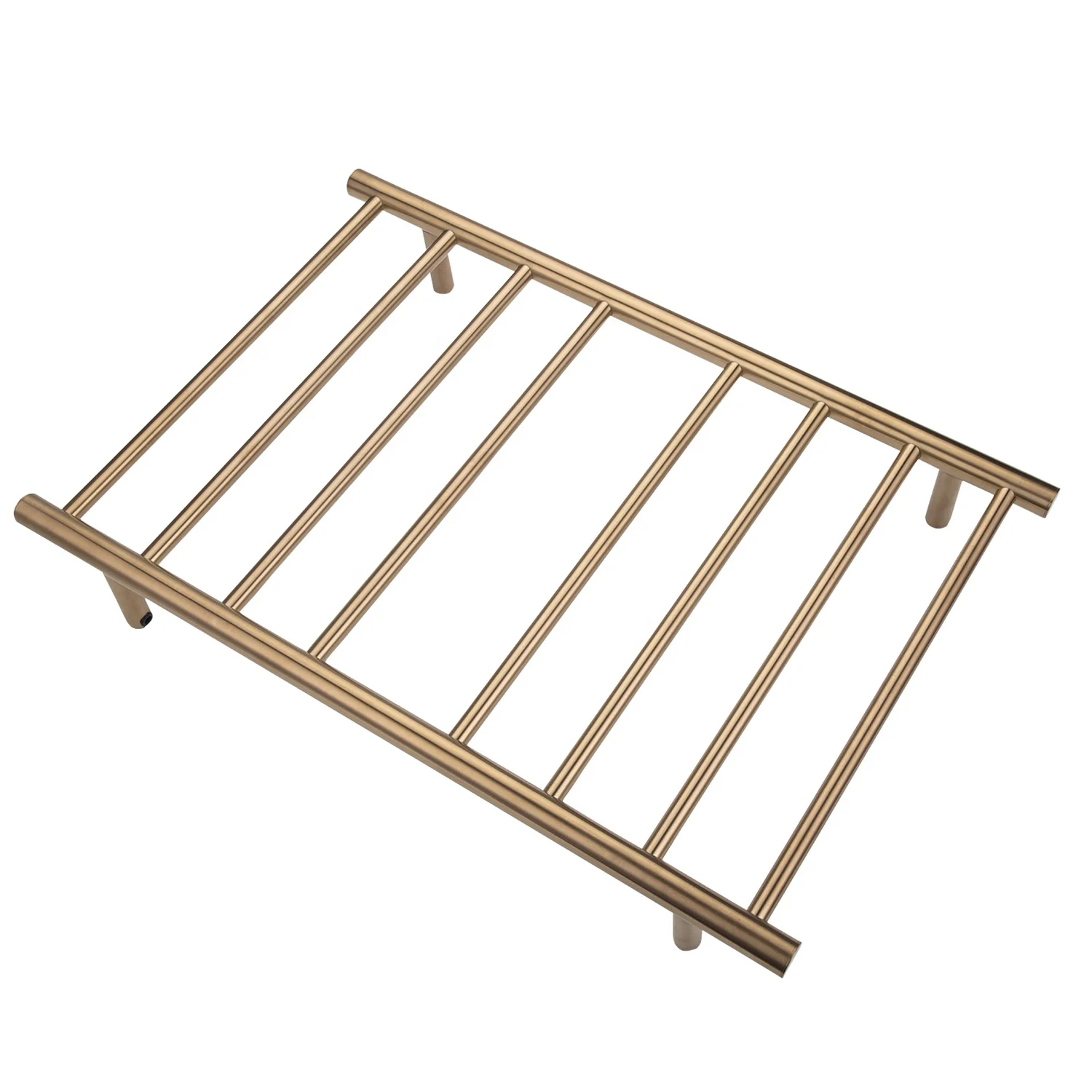 TARRIOU 8 Bar Towel Drying Ladder Rack Heated Towel Rail Gold For Sale