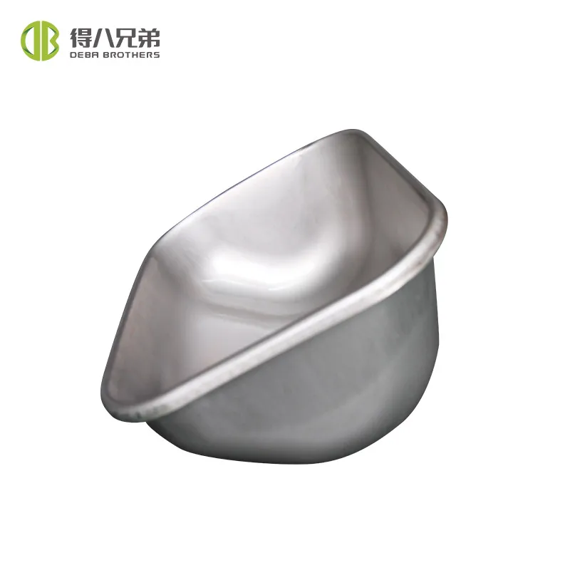 Deba Stainless Steel Stamping Trough for Sow on Farrowing Crate Hot Sale Easy to Clean