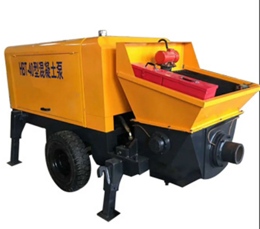 Top popular automatic mini concrete pump with mixer mortar cement conveyer concrete pump machine from China