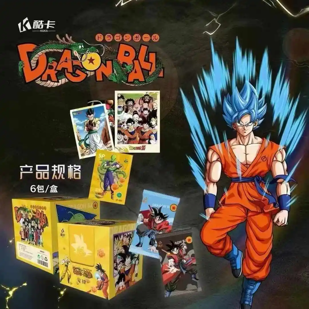 Japan Anime Dragons Ball Z Booster Box Trading Card Game Super Saiyan Son Goku Anime Characters Collection Card Child Gift Toy