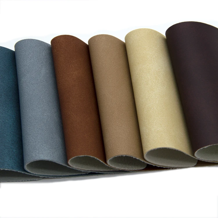 High quality texture regenerated artificial leather PU Recycled synthetic sofa leather for Sofa Car Seat and Furniture