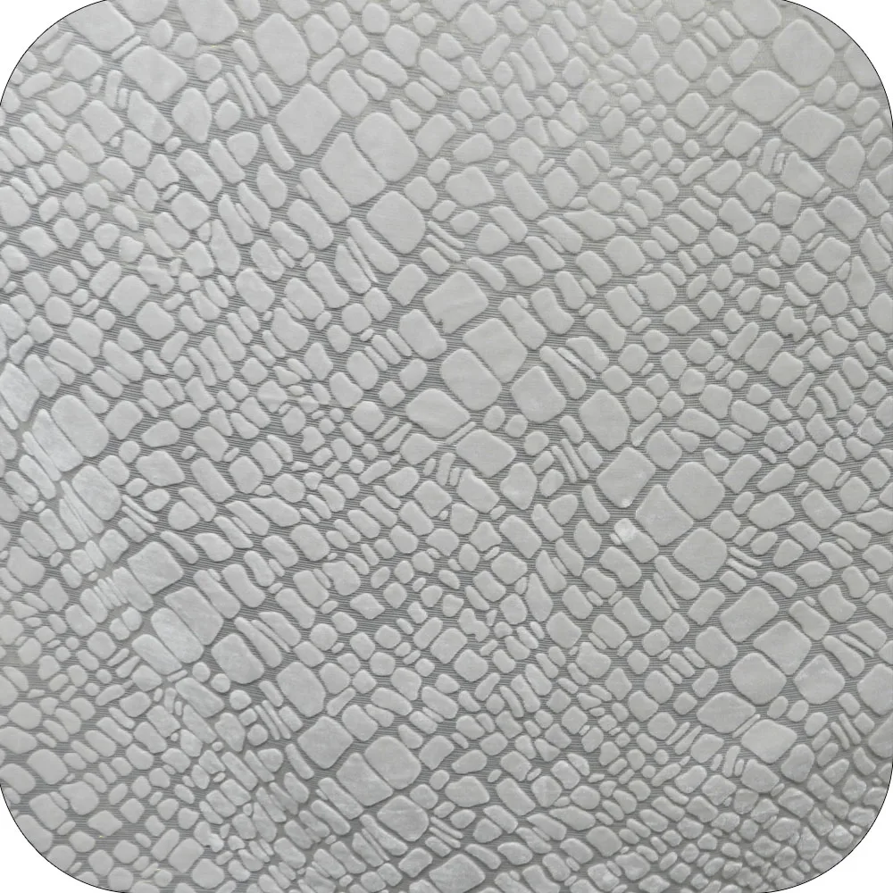 Silk rayon velvet, devore burn out PFD, Paisley Damask Dots Floral Abstract Designs