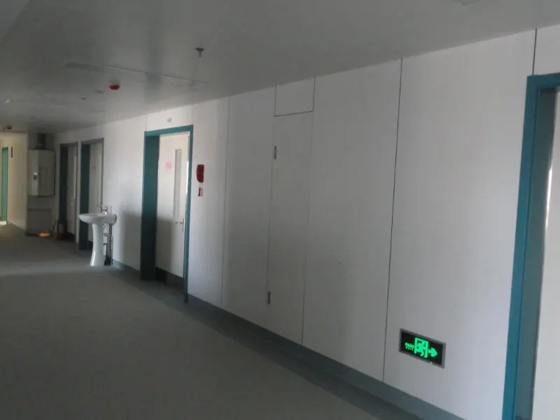 hospital custom compact laminate hpl interior wall cladding
