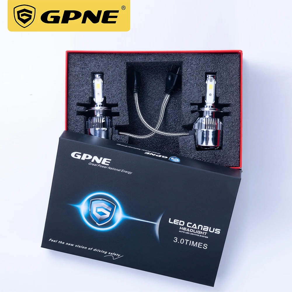 Светодиодная лампа GPNE C8 H7 ультраяркая для фар ближнего и дальнего