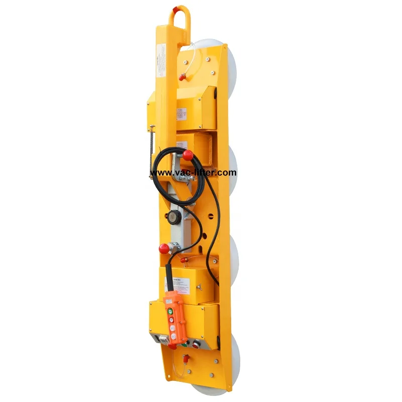 Suspended type Line Type Glass Installation Suction Cup Glass Vacuum Lifter with power-cut but pressure-keeping device