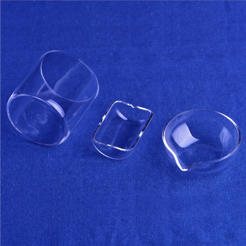 Clear Quartz Glass Boat High Purity Silica Solar Quartz Boat for lab