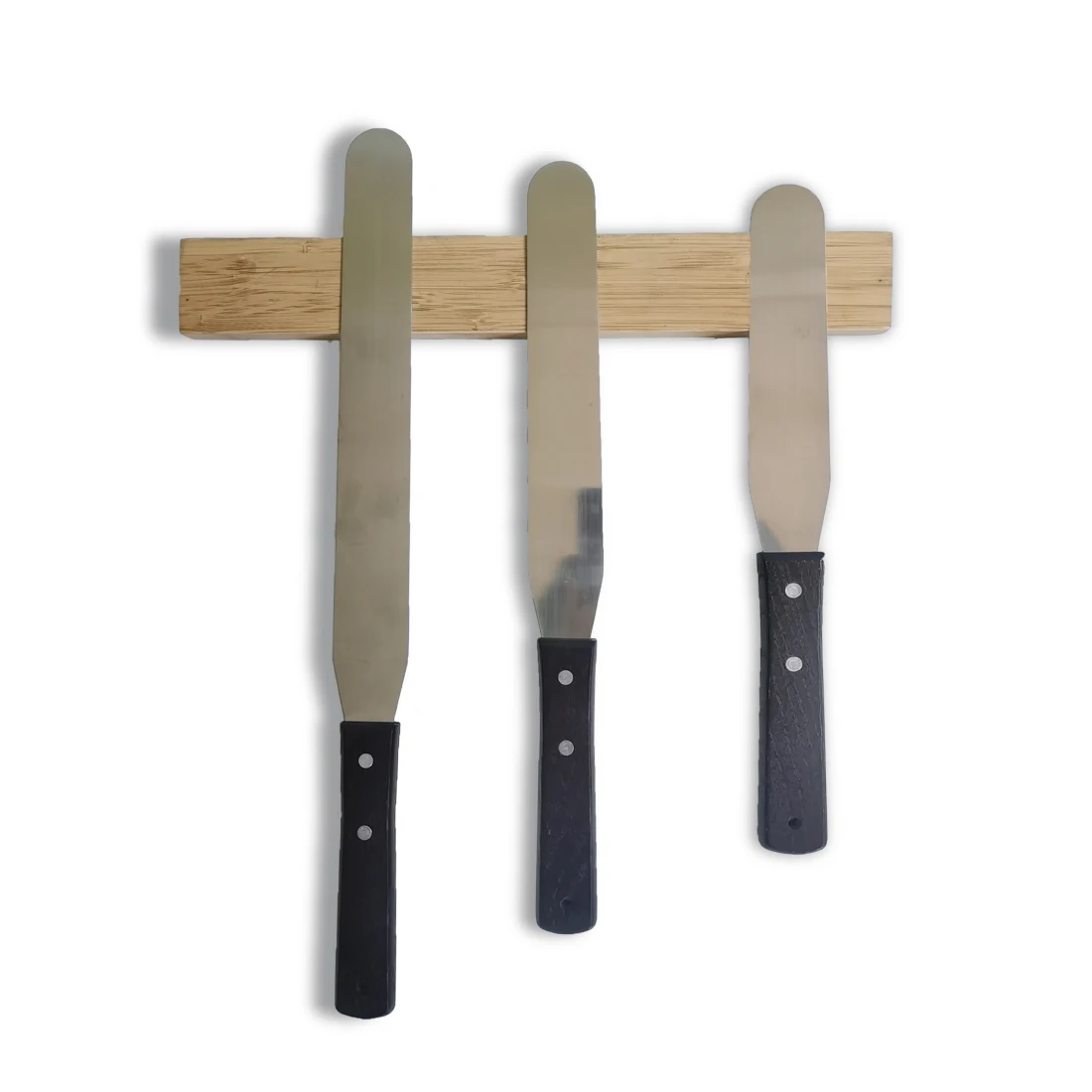 12 Inch Strong Power Magnetic Knife Strip Stainless steel Magnetic knife Holder Bamboo Knife Holders