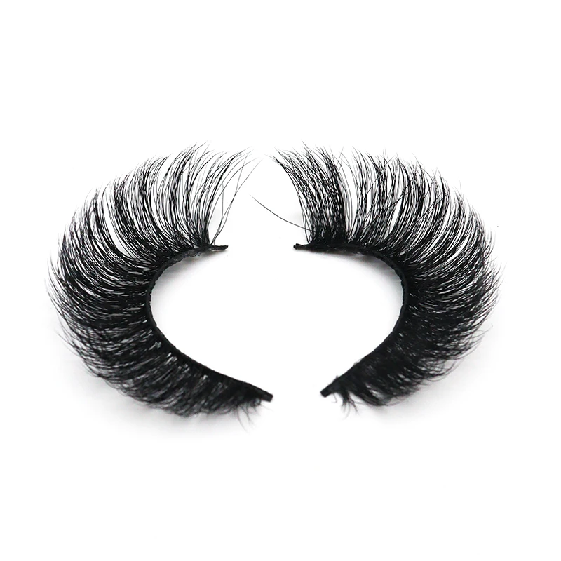 Premium 3D Private Label Korea Full Strip Eyelash Wholesale 10mm - 25mm 3D 100% Handmade Pretty Russian Volume Eyelashes
