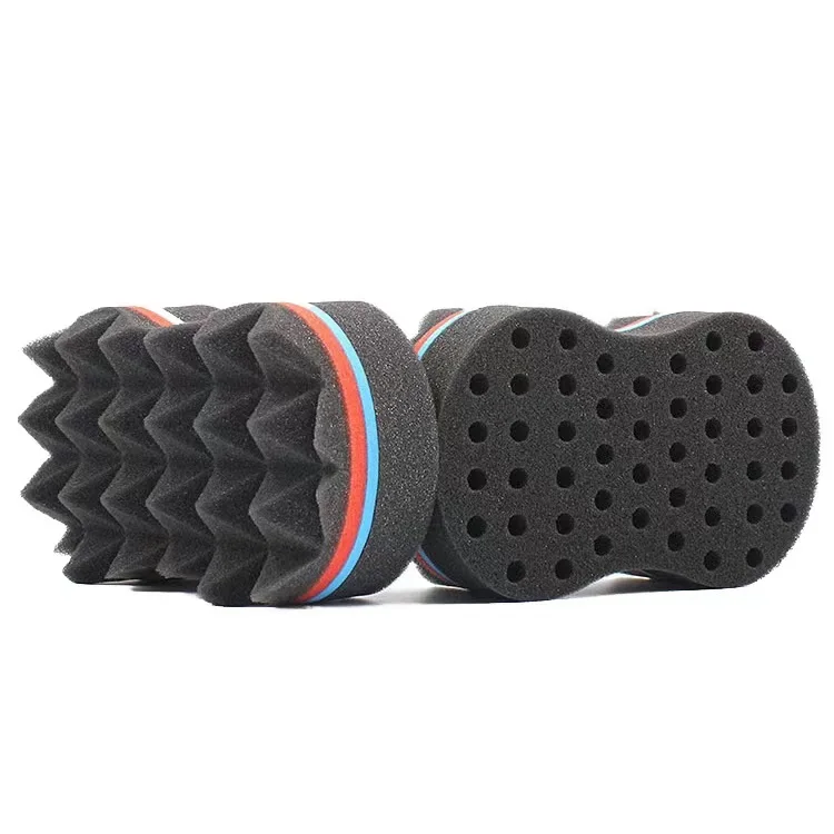 Vinne 2024 top ranking product double side hair Twist Sponge foam hair Curling Sponge Brush for Men and Women Hair Wave Sponge