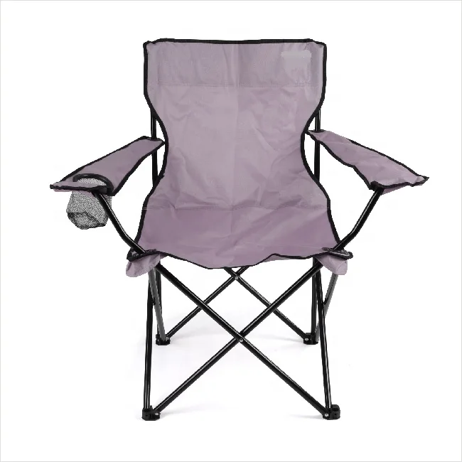 Portable Lightweight Foldable Camping Chair with Customized Printing Oxford Beach Chair with Cup Holder Fishing Chair Outdoor