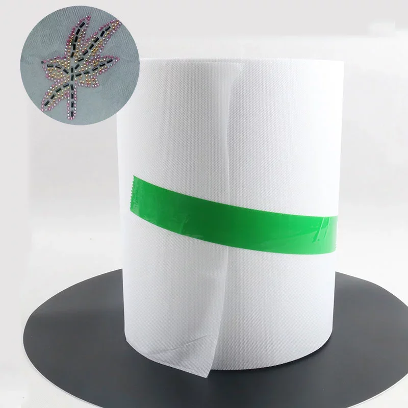8 roll box wholesale HotFix Rhinestone tape  Super Adhesive Hot Fix sheet Iron on Heat Transfer paper Film