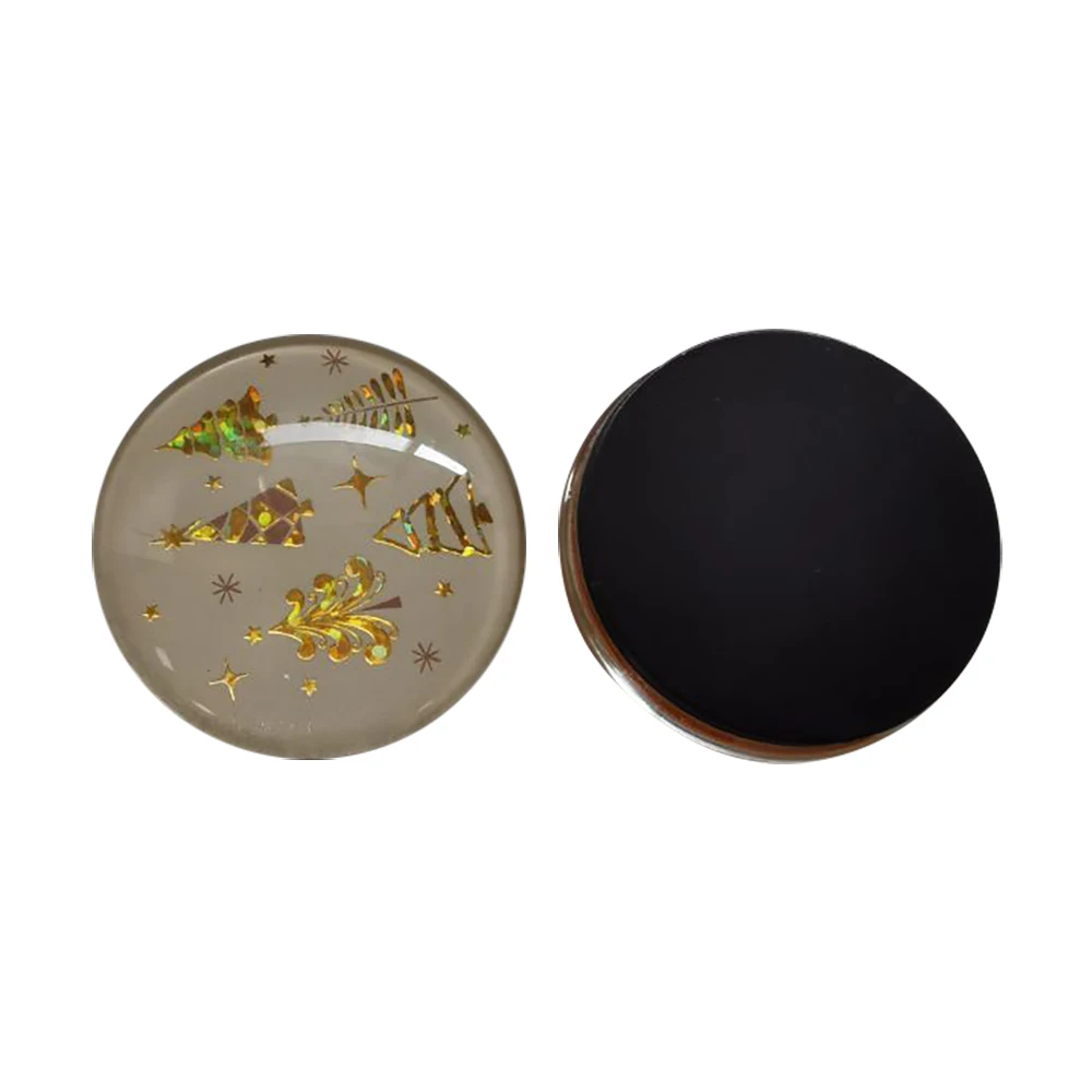 40mm glass custom gifts christmas cheap sticker Fridge magnet