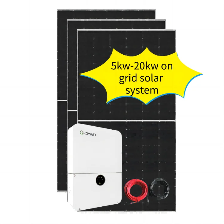 20kw on grid solar system 22kw 20kva solar energy system grid tie full set solar cell power system with pv panel