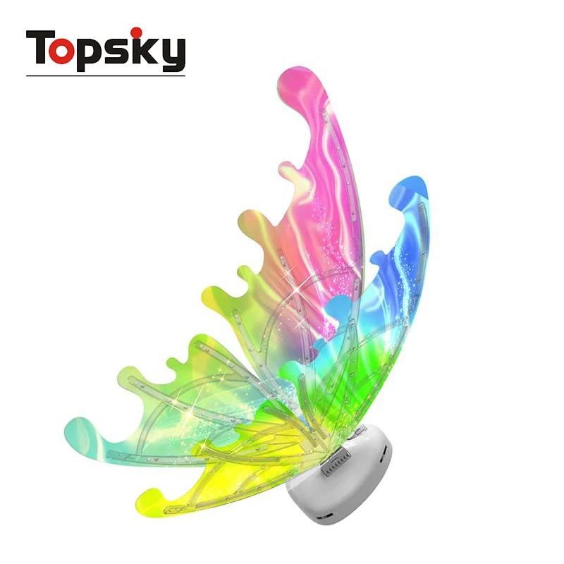 Creative Outdoor Play Electric Fairy Wing For Kids Play House Girls Led Light Shiny DIY Angel Butterfly Wings Toys Unusual Gifts