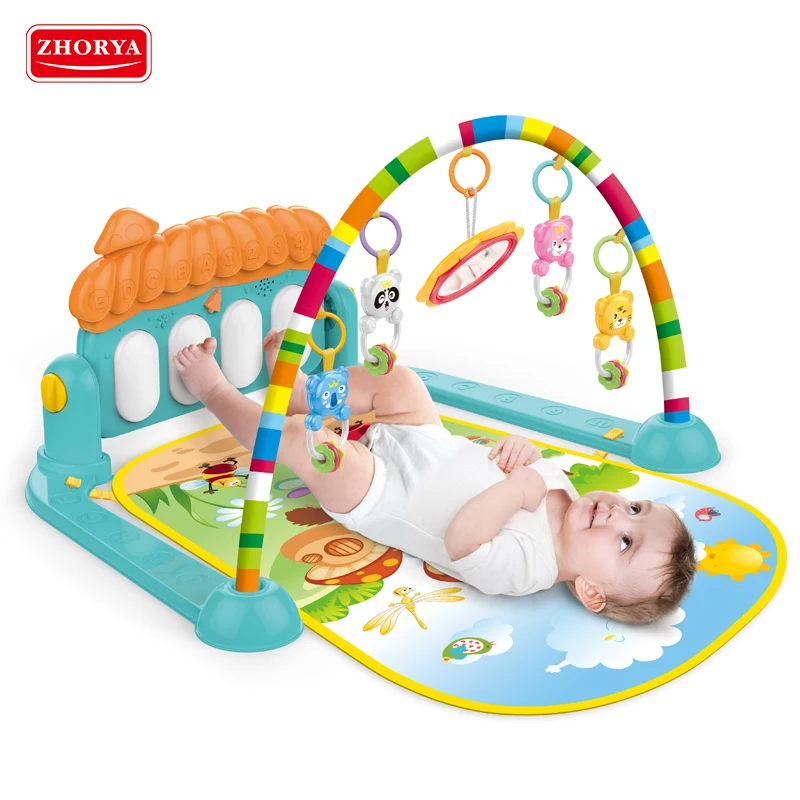 wholesale best sell soft small crawl plastic baby gym toy