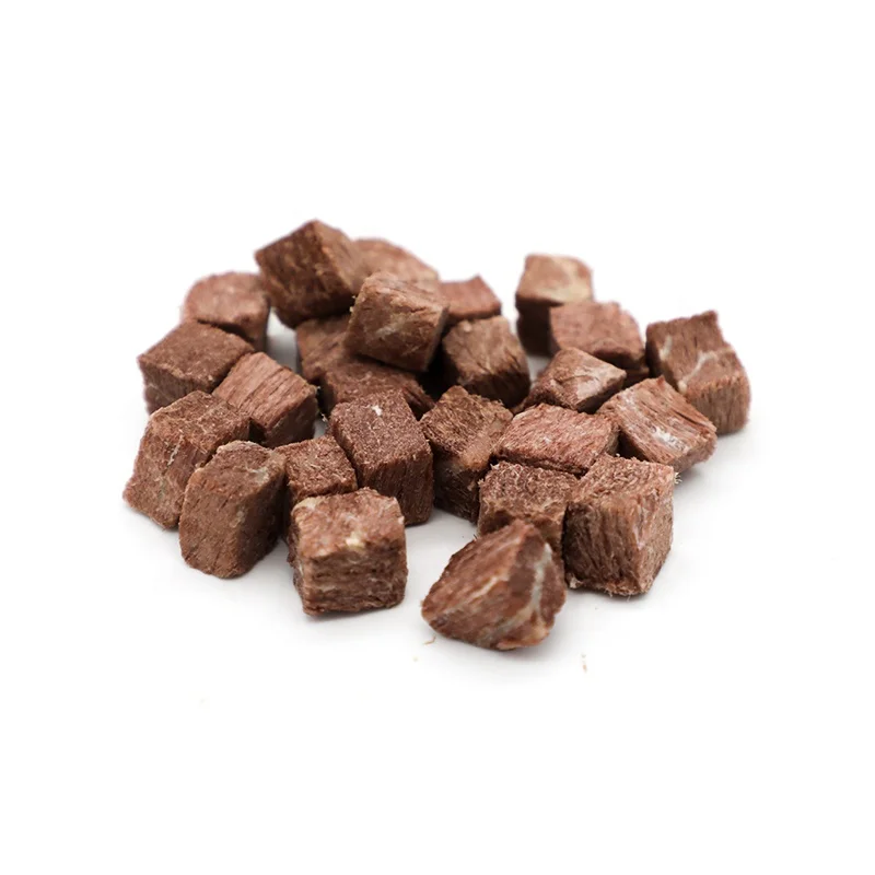 Freeze Dried Cat Food Beef Meat Pet Treats 100% Natural