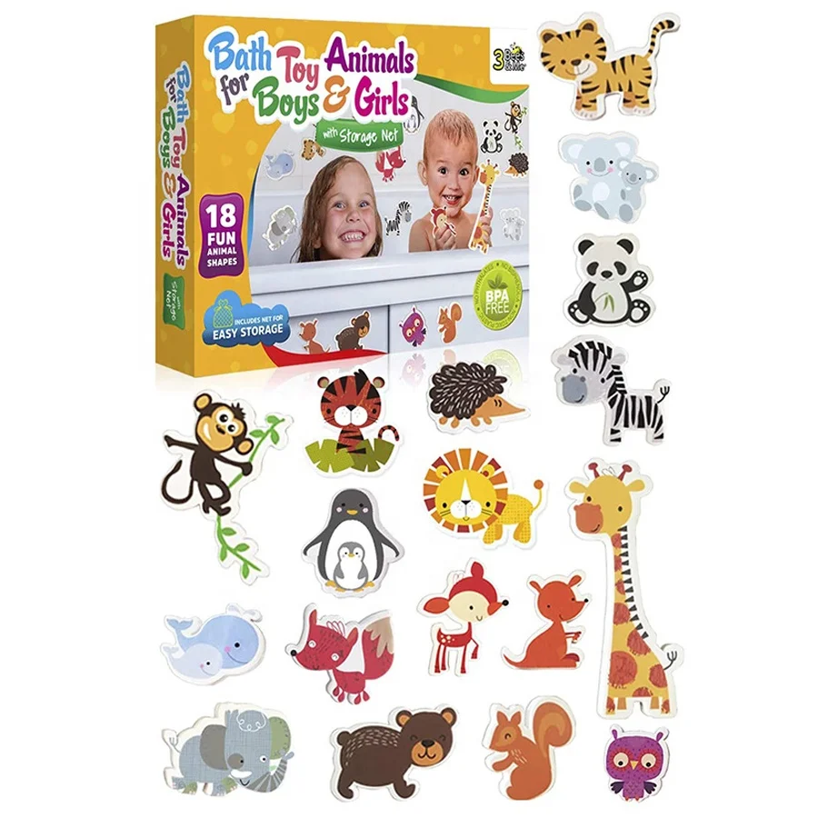 Kids Jigsaw Puzzle Bath Toys Baby Water Game Jigsaw Puzzles Kids Water Toys Bathly for Babies Baby Bath Toys Set